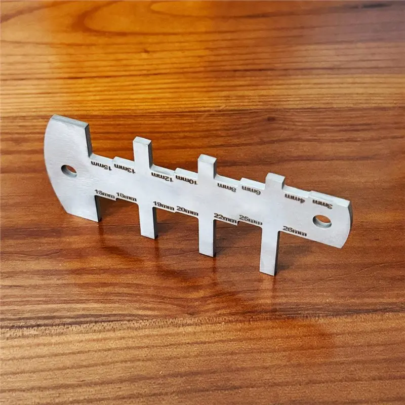 Y42A-Table Saw Height Gauge-For Woodworking For 3 To 26Mm Cutting Blade Measuring Tool Setup Aluminum Router Depth Gauge