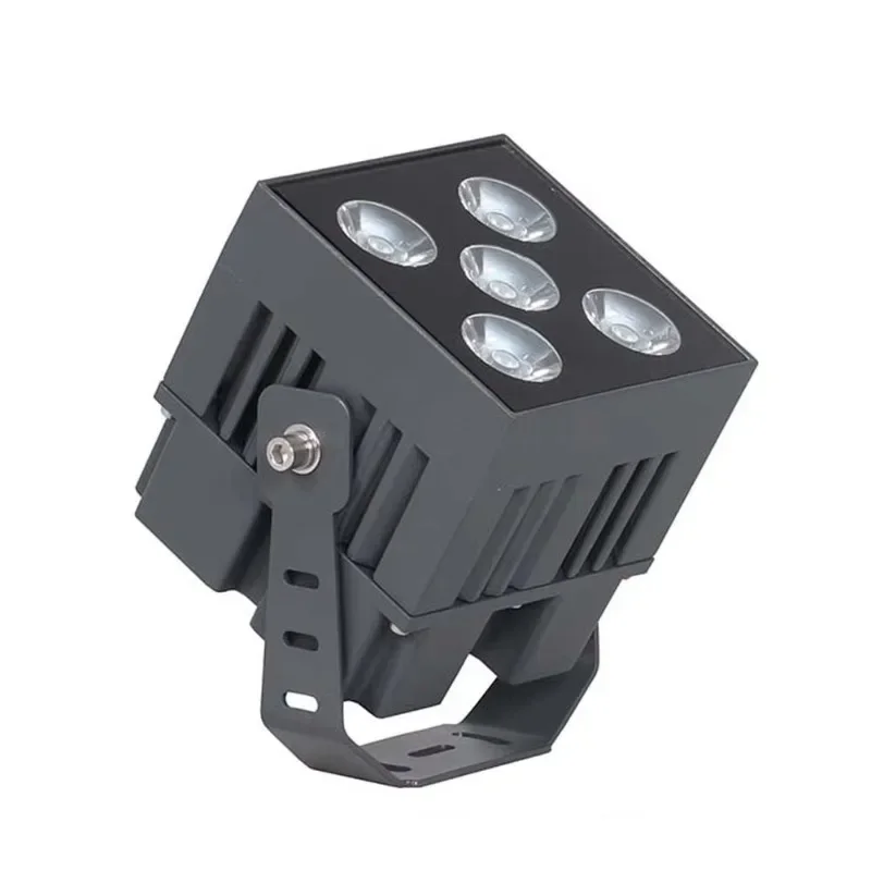 Waterproof IP65 rust-proof die-casting narrow-angle LED floodlight 20w 50w speckled LED facade lighting garden wall