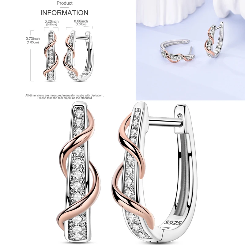 925 Sterling Silber Creolen Pfotenabdruck Blumenstrauß Kleeblatt Lavendel Fisch Bunter Schmuck Geschenk für Frauen und Mädchen – Detail 20