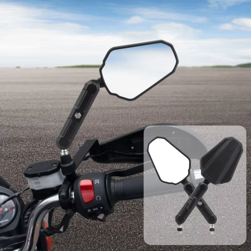 

Folding Motorcycle Rearview Mirrors Off Road Adv Wide Side Mirrors for KTM 390 Duke 790 890 Adventure R 1050 1090 Adventure /R