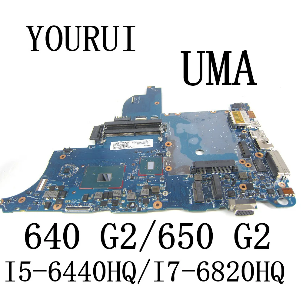 

For HP Probook 650 G2/640 G2 Laptop motherboard with I5-6440HQ/I7-6820HQ CPU 6050A2740001 844345-601 844346-001 Mainboard