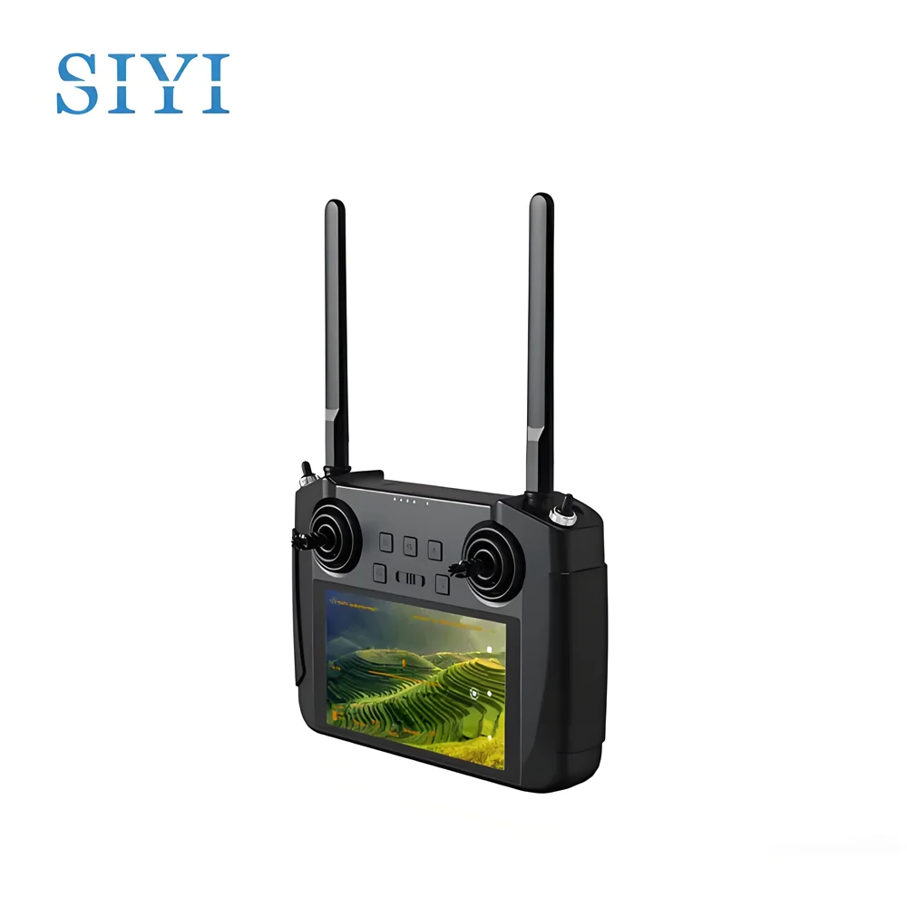 SIYI MK15 Mini HD controlador agrícola inteligente portátil 5,5 pulgadas LCD 1080p 60fps FPV 180ms baja latencia 3,5 KM con CE FCC KC
