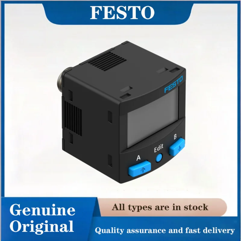 Sensor de pressão FESTO 8114753-SPAN-B-B11R-R18M-PN-L1 para monitoramento de pressão de compressores de ar e tubulação principal de fonte de gás