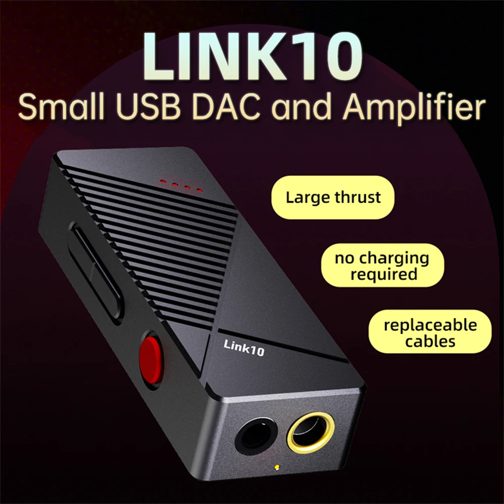 xDuoo Link10 USB DAC portatile TIPO C amplificatore per cuffie Dongle per telefono cellulare doppio chip CS43131 USB C decodificatore bilanciato da 4,4 mm