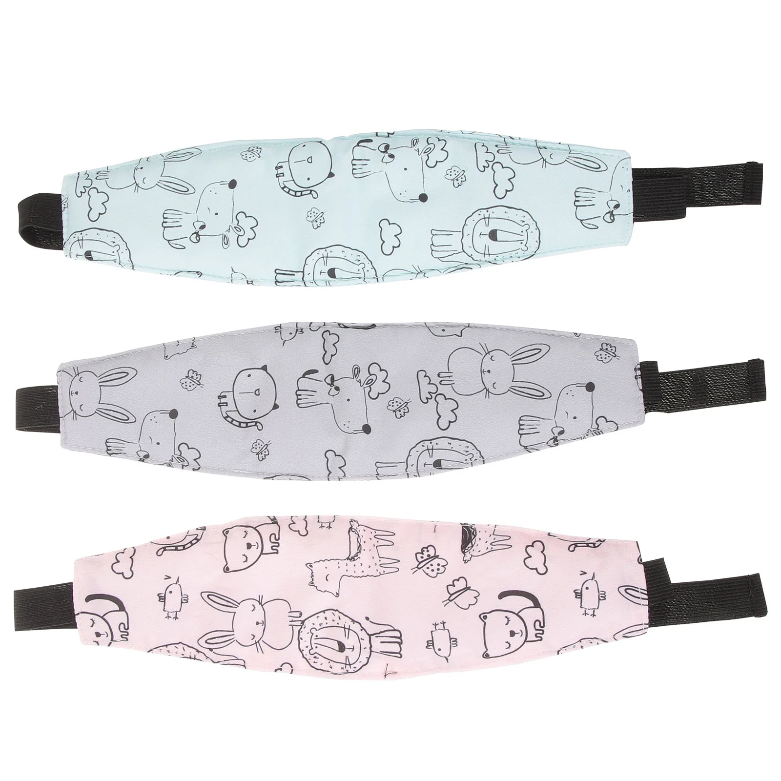 

Baby Stroller Safety Seat Strap Infant Trolley Head Band Headrest Sleeping Mask Toddler Car Child