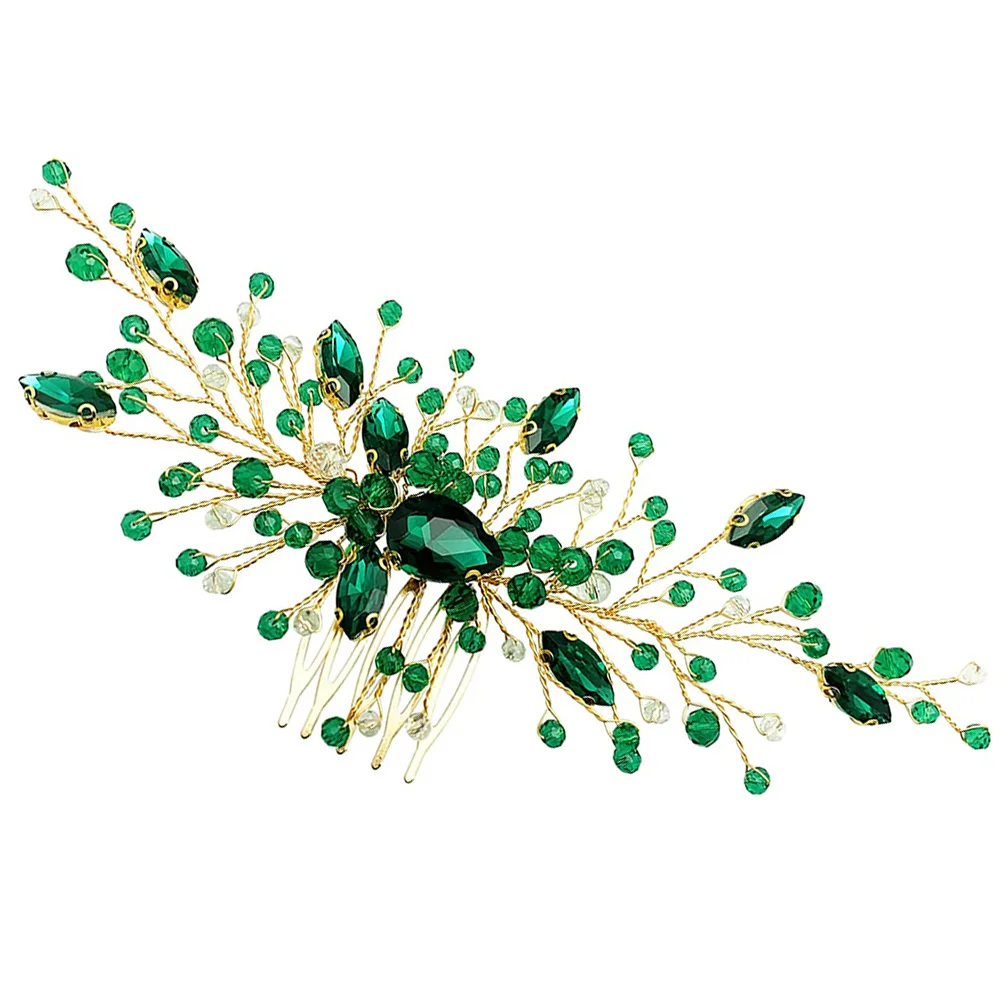 

Crystal Hair Comb Bridal Wedding Headpiece Elegant Rhinestone Bridal Accessories for Bride Bridesmaid Special Occasions