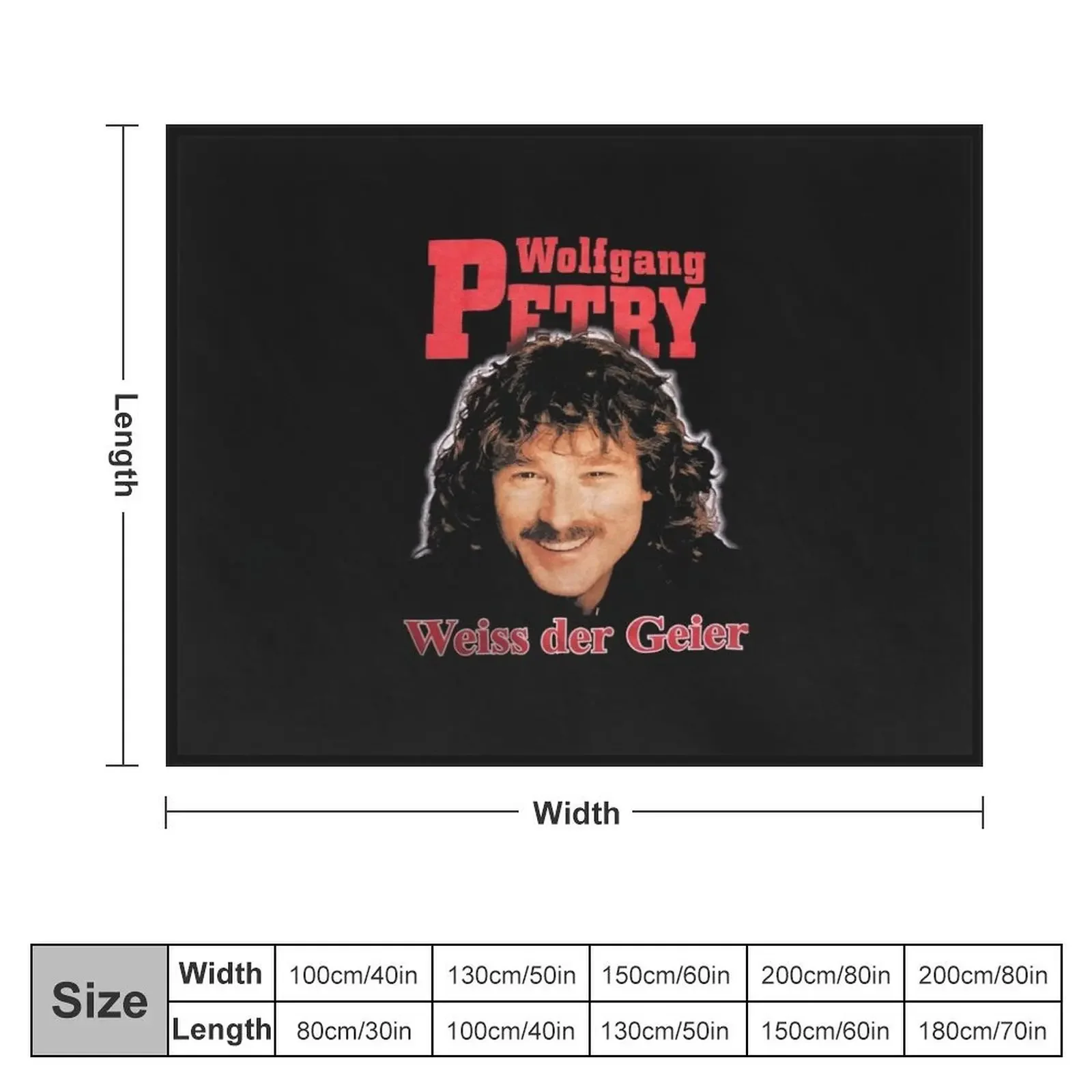 Wolfgang petry Weiss der geier Throw Blanket Single For Decorative Sofa Tourist Blankets