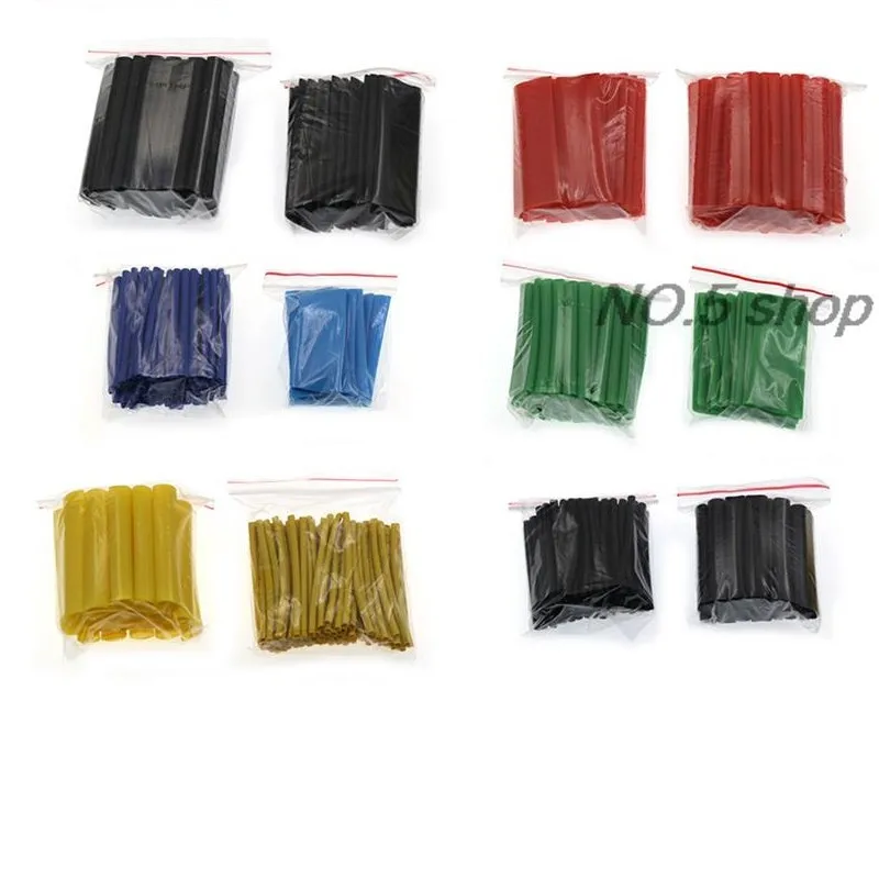 

328Pcs Multicolor Environment-Friendly Flame-Retardant Shrink Tube Package