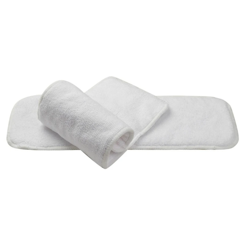 Inserts de couches en tissu réutilisables, Inserts lavables en microfibre à 3 couches pour couches, doublures absorbantes et respirantes durables