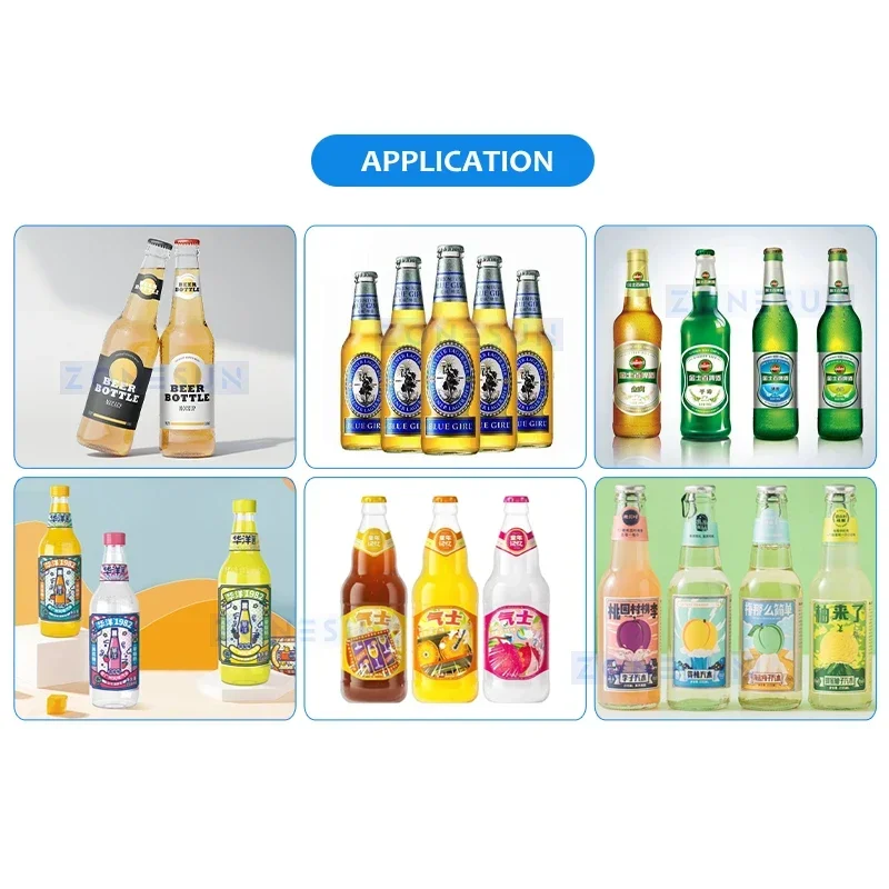 ZONESUN Etichettatrice automatica per bottiglie rotonde a 2 lati Etichettatrice sopra e inferiore Etichettatrice avvolgente ZS-TB120