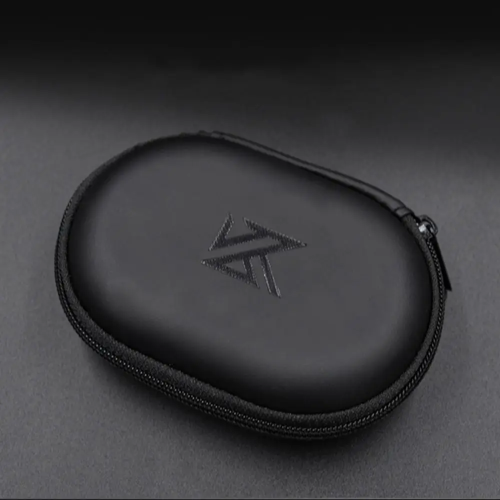

Oval Oval Cortical Wired Bag Zipper PU Oval Cortical Earbuds Case Portable Cortical Oval Cortical Headphone Box Gift