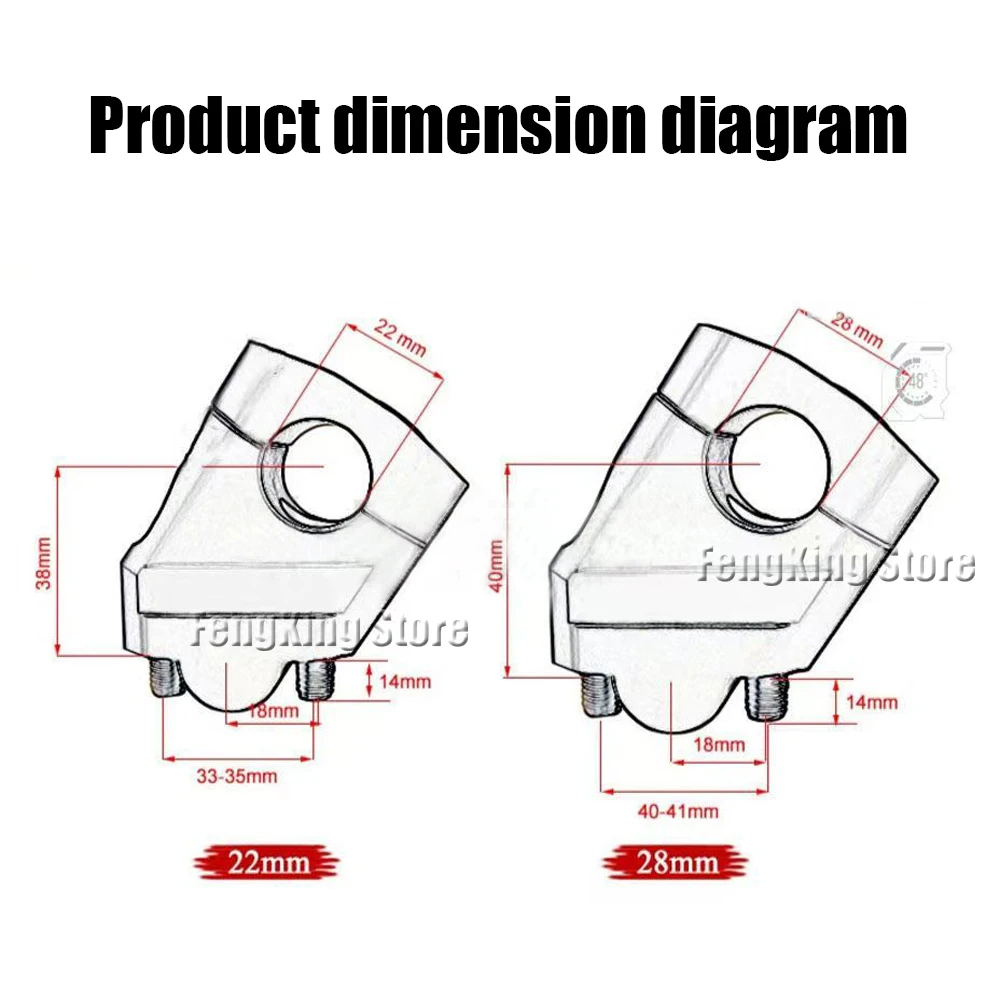 For HONDA PCX 160 150 125 PCX150 PCX125 PCX160 Motorcycle Handlebar Riser Clamp CNC Handle Bar Lift Extend Adapter Mount - Image 5