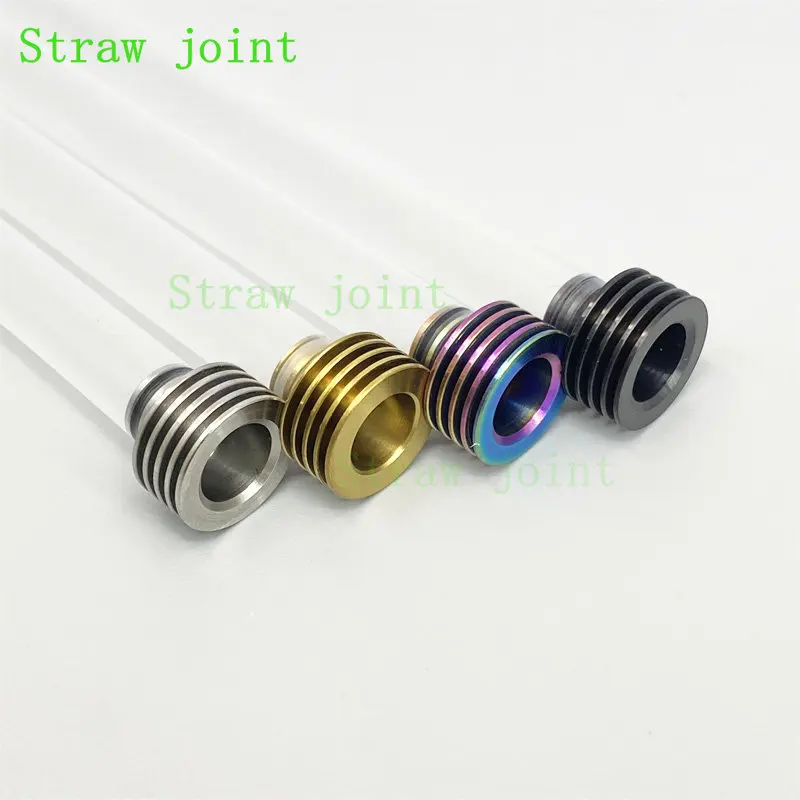 1PC Straw Joint Stainless Steel 510 To 810 / 810 To 510 / 510 To 510 / 810 To 810 Straws adapter