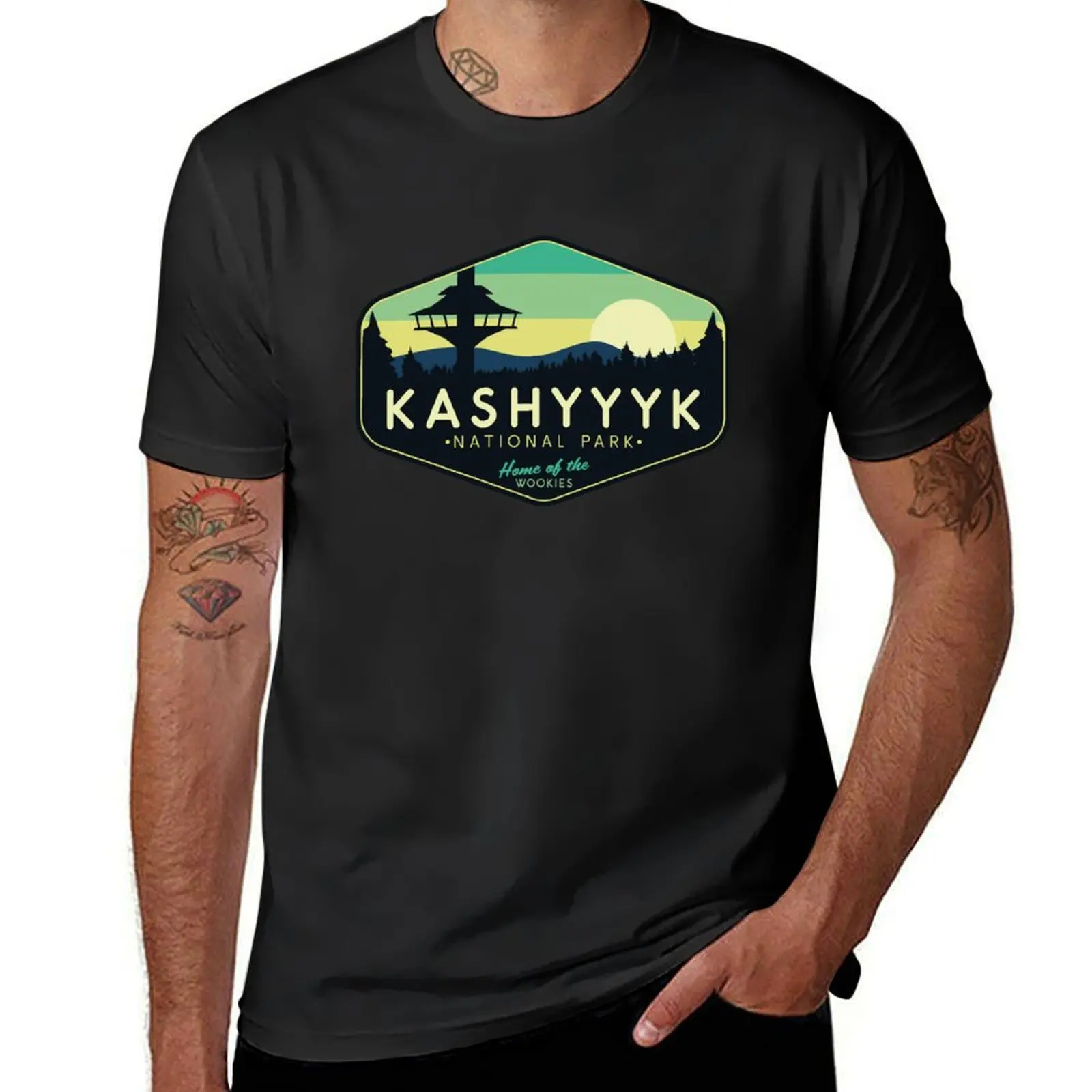 Kashyyyk - National Park T-Shirt oversizeds aesthetic clothes designer t shirt men