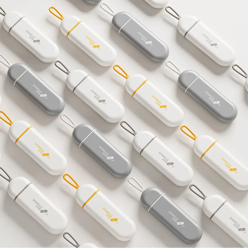 

Портативный красочный чехол для здравоохранения, 3-местный контейнер для лекарств, чехол для таблеток, разветвители, дорожная коробка для таблеток, крошечная коробка, легко носить с собой