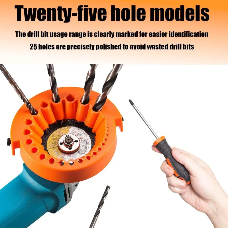 

Multipurpose Drill Bit Grinding Sharpener Polishing Grinding Tools Powered Drill Bit Tool Parts Applicable Angle Grinder
