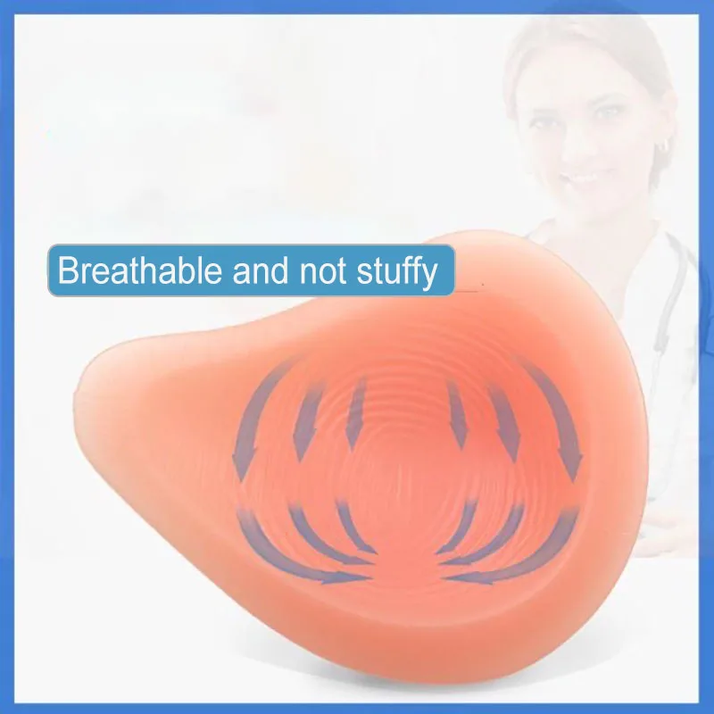 Prosthetic Silicone Breast Pad after Mastectomy Special Women\'s Fake Breast Bra cross-dressing Breast Pad