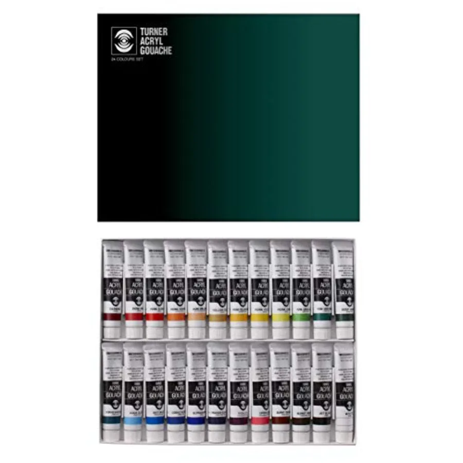 

Набор акриловых красок Turner Artist Acryl Gouache - Суперконцентрированные яркие акриловые краски, быстросохнущие, с бархатистым матовым покрытием - [Набор из