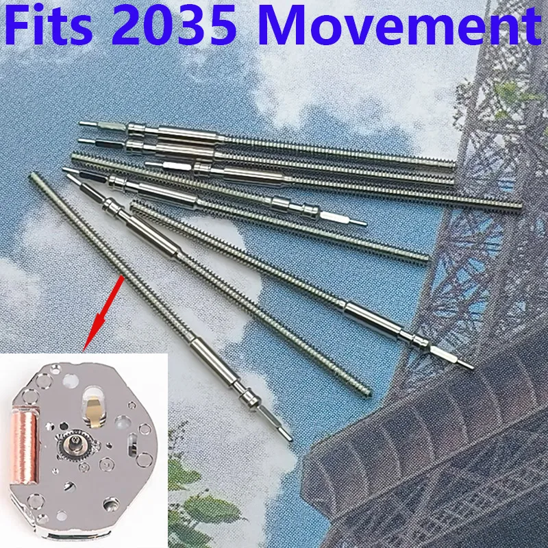 

Men's Watches Crown Stem Lengthen Fits 2035 Movement Watch Repair Watch Crown Stem 316 Stainless steel Watch Crown Stem Parts