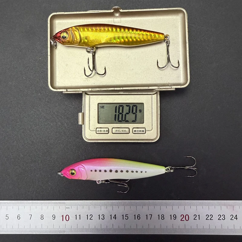 Jerkbait hundimiento lápiz lubina agua salada – señuelo wobbler - imagen 2