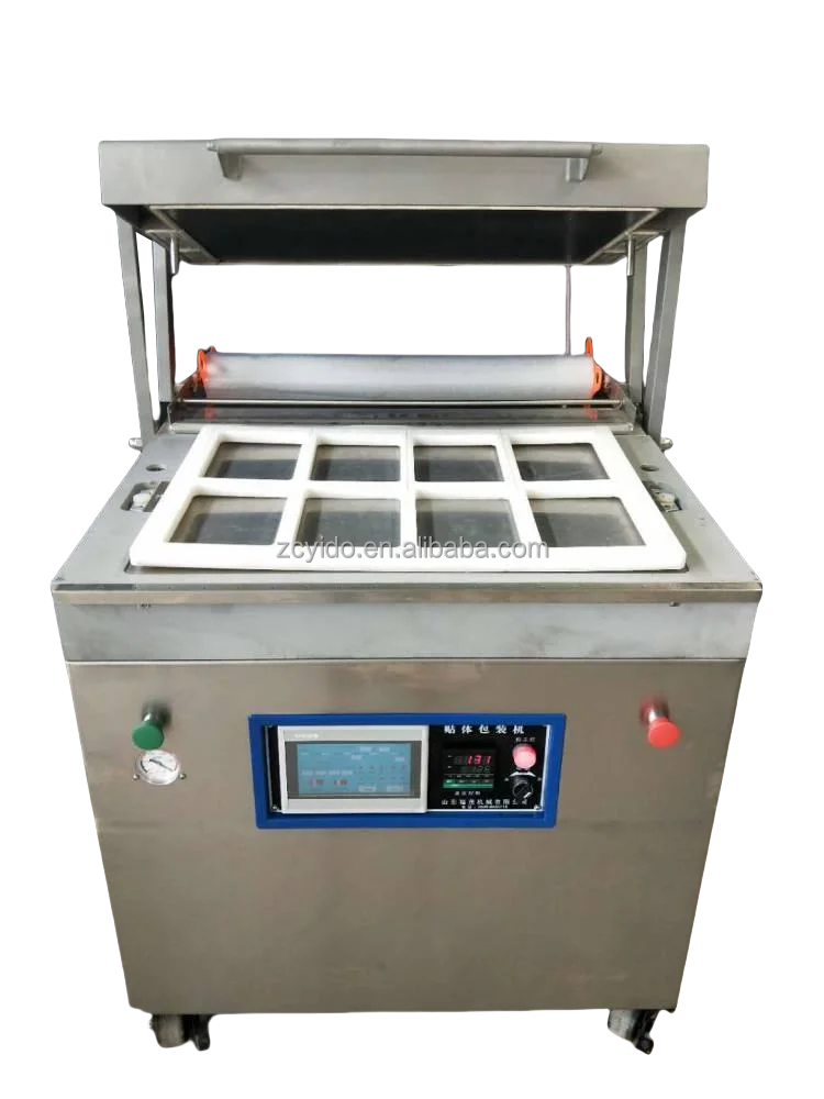 Commercial Food Vacuum Ski Packing Machine Tray Steak Meat Sea Food Storage Packing Plastic Packaging Agriculture Blister Pack