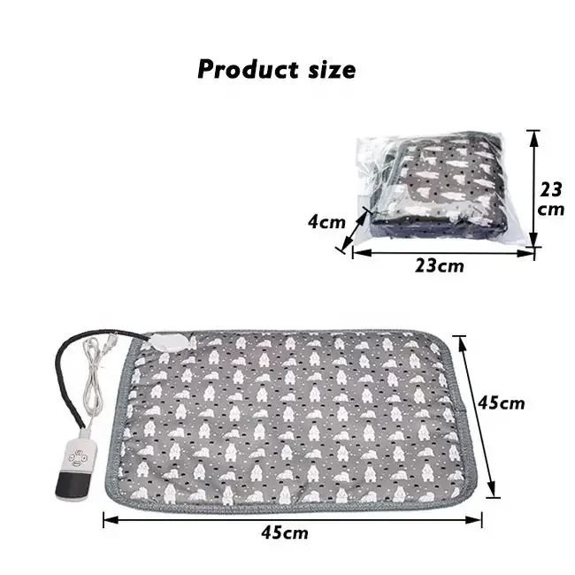 Battery Heating Outdoor Mat Cat Dog Heated Sleeping Bag Warm Bed Pet Electric Blanket