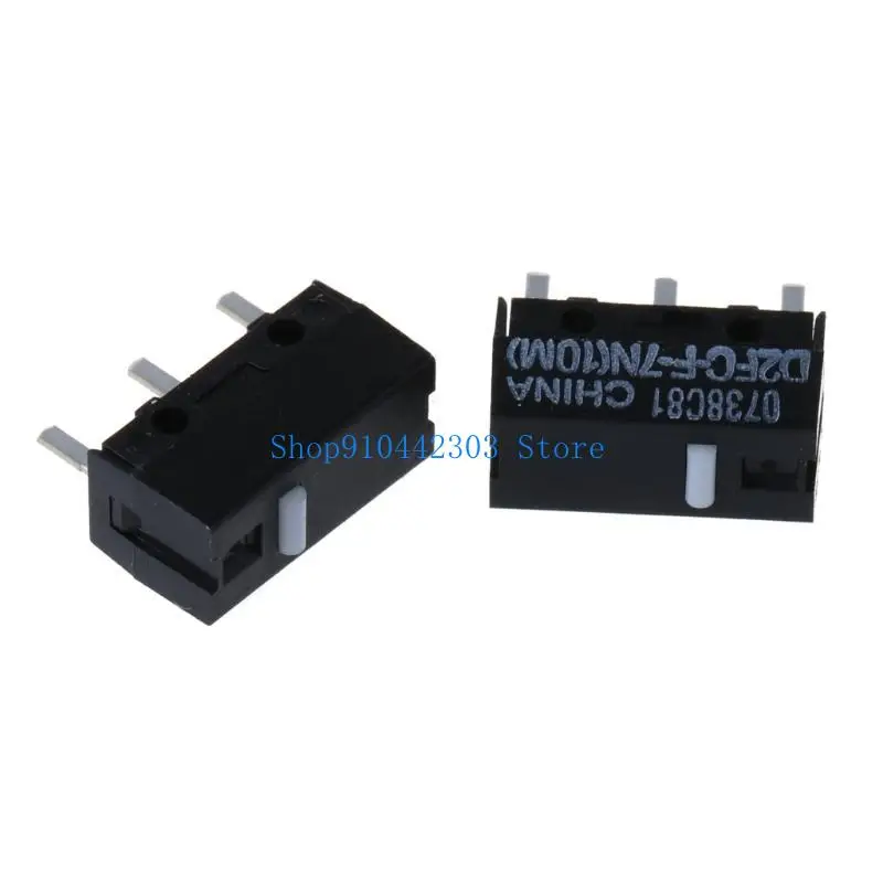 652F Mouse Micro Switch D2FC-F-7N Mouse Button White Dot Silver Alloy Contacts 10Million Clicks 5PCS/Set
