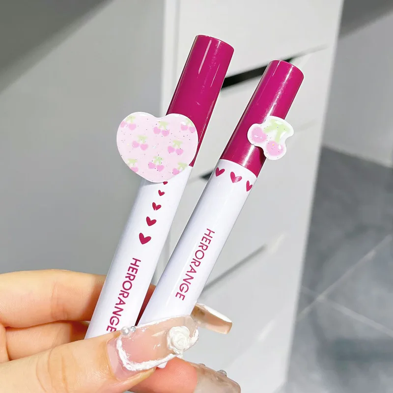 Korean Lip Tint Kawaii Female Makeup Lip Tint Couple Illustration Series Mirror or Matte lipstick long lasting Set Gift Set