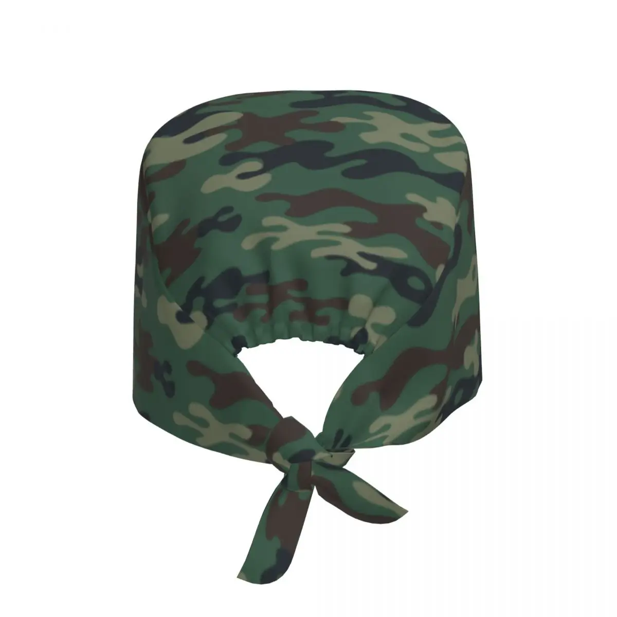 Green Military Camouflage Cleaning Working Cap Comfortable Arm War Soldier Camo Scrub Cap Surgicals Hat Nurse Scrubs Hat Nurse
