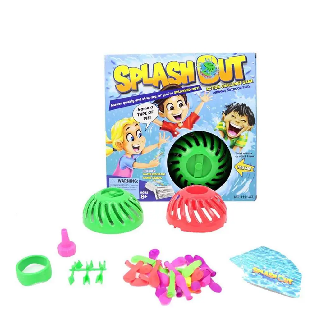 Water Splashes Out Game Portable Interactive Summer Splashing Toy Gift