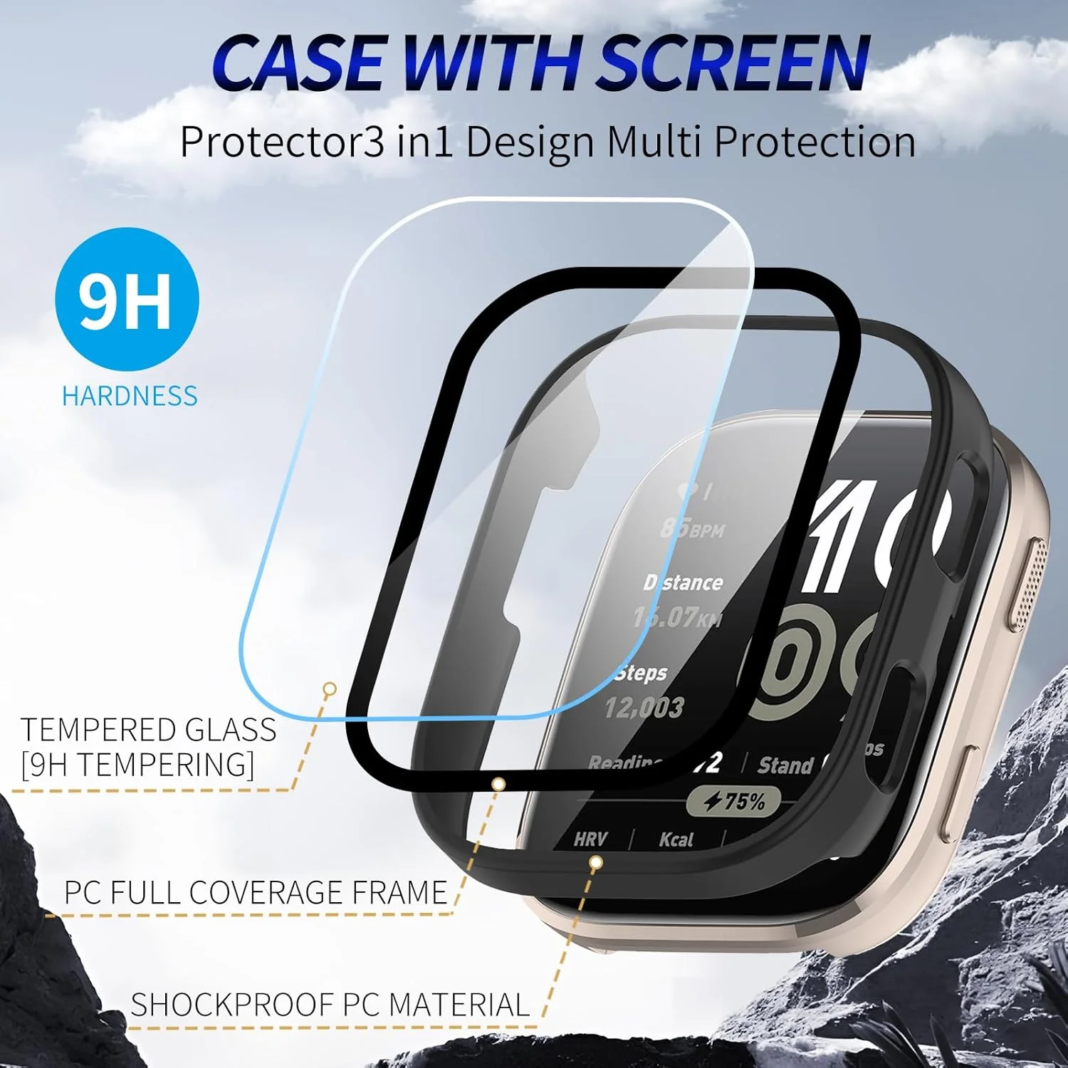TPU/PC/ซิลิโคนสำหรับอมาซฟิต บิ - Smartwatch Band Accessories บทวิจารณ์และราคา