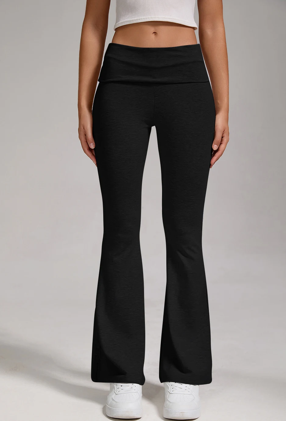 Women's Wide-Leg Sports Trousers Comfortable women's casual trousers High-waisted, buttock-lifting Fashionable sportswear image 3