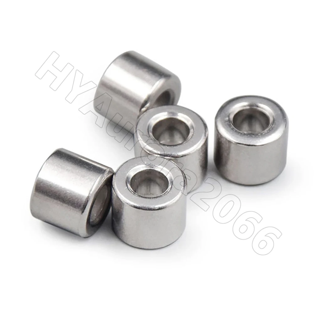 M2.5 M3 304 Spacer, Stainless Steel Unthreaded Bushing Washer, Round Hollow Standoff, Straight Through Column Gasket Sleeve