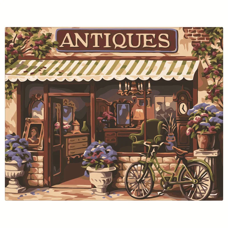 

5102071 Digital oil painting living room decorative painting sofa background wall hanging painting