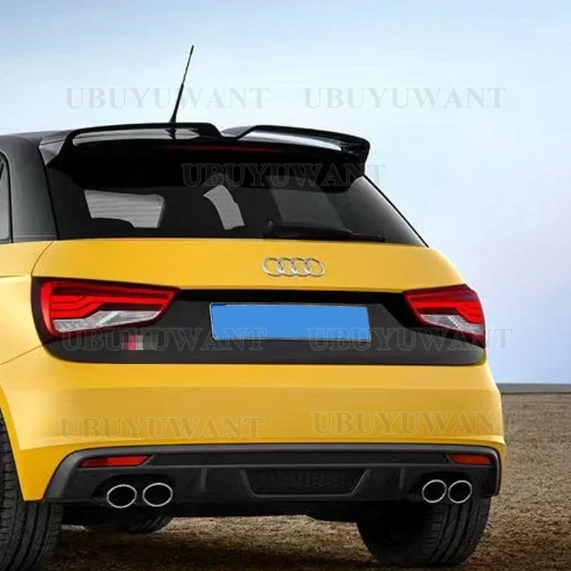 For Audi A1 R18 2010-2014 high quality Carbon Fiber rear boot Wing Spoiler Rear Roof Spoiler Wing Trunk Lip Boot Cover - view 4
