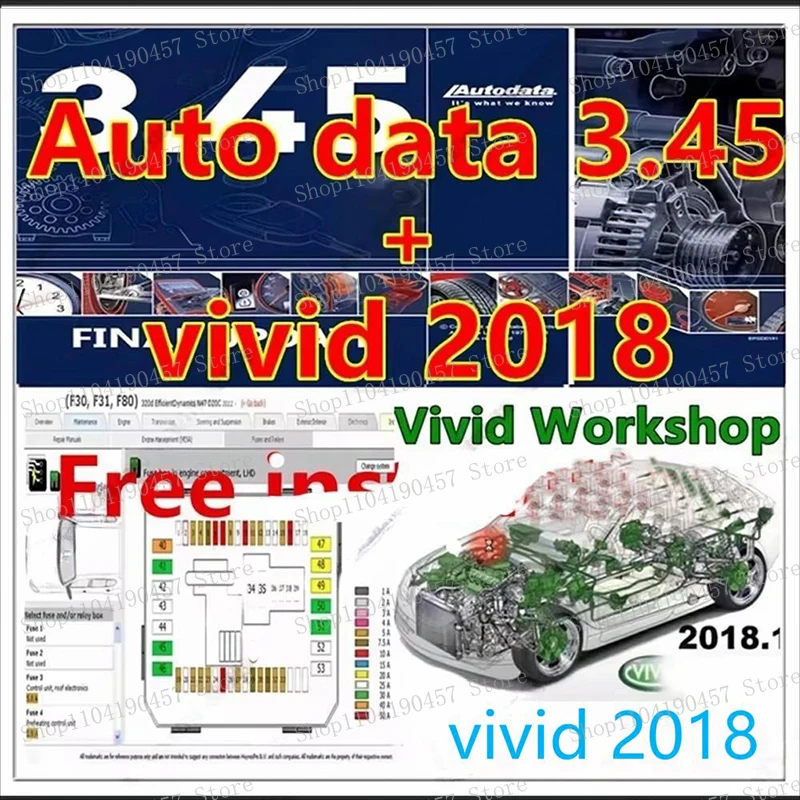 

Exclusive Autodata 2024 Diagnostic Tool with Vivid 2018 Data & Atris-Technik. Comes with Autodata 3.45 Software