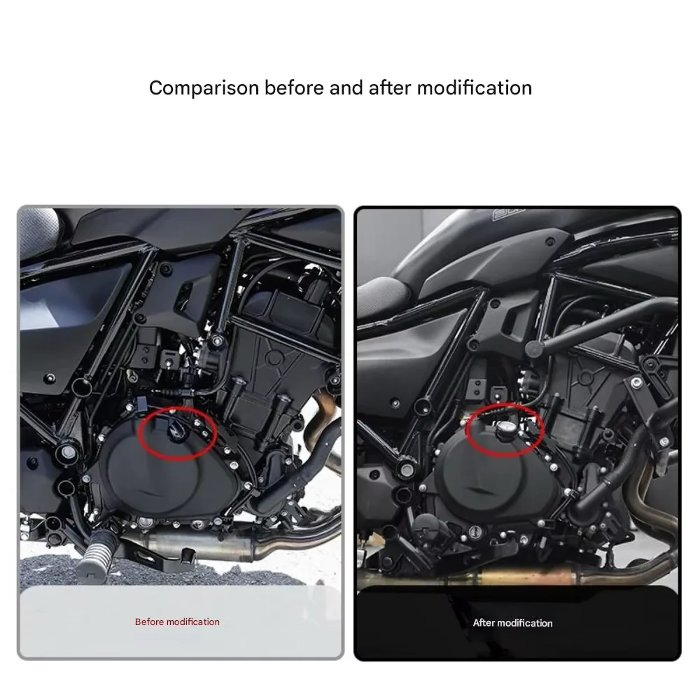 For Eliminator 500 Real-time Engine Oil Temperature Meter Retro Style Dipstick Monitoring Part for Motorcycle Oil Temperature