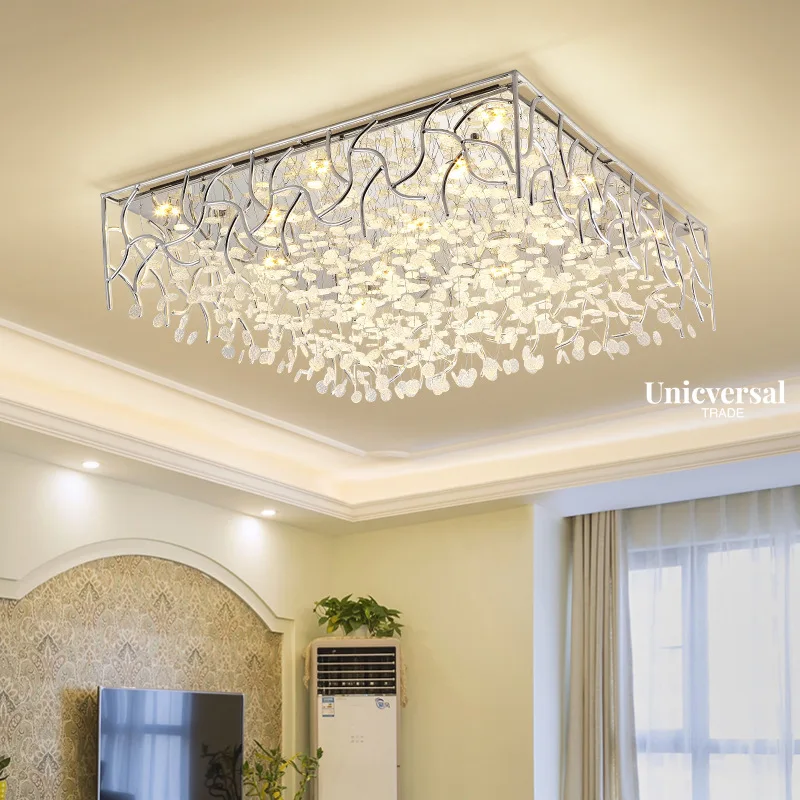 Bird's Nest Ceiling Lamp Modern Simple Living Room Lamp Rectangular Lamp Creative Iron Led Household Lamps and Lanterns