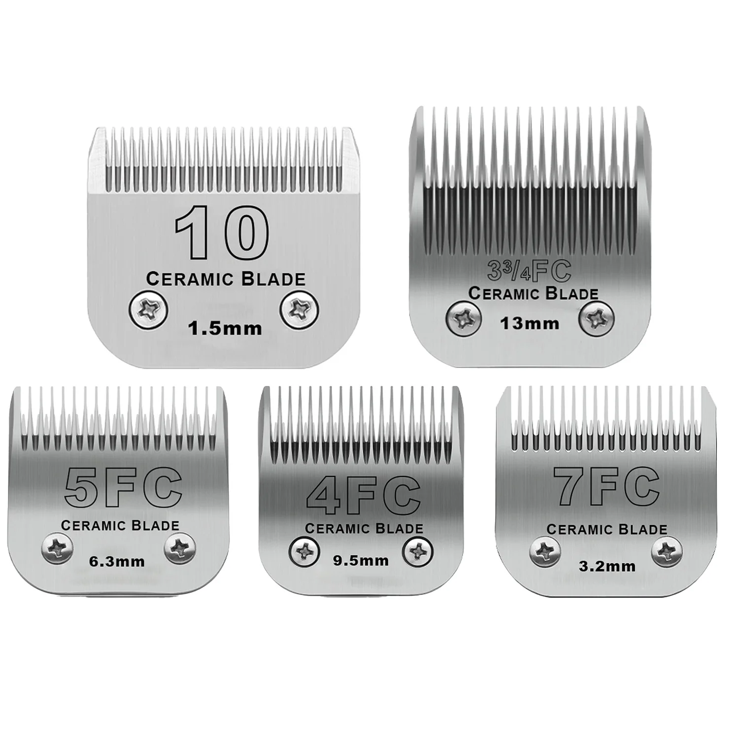 Cuchillas profesionales para el cuidado de mascotas, compatibles con Andis,Oster A5,Wahl KM, cuchilla cortadora para mascotas, cuchillas de corte de mantequilla para perros 4F/5F/7fF40