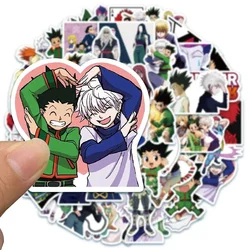 50pcs Hunter X Hunter Anime Stickers Pack Cartoon Character Decoration Laptop Skin Waterproof Phone Case Cute Stickers Kids Toys