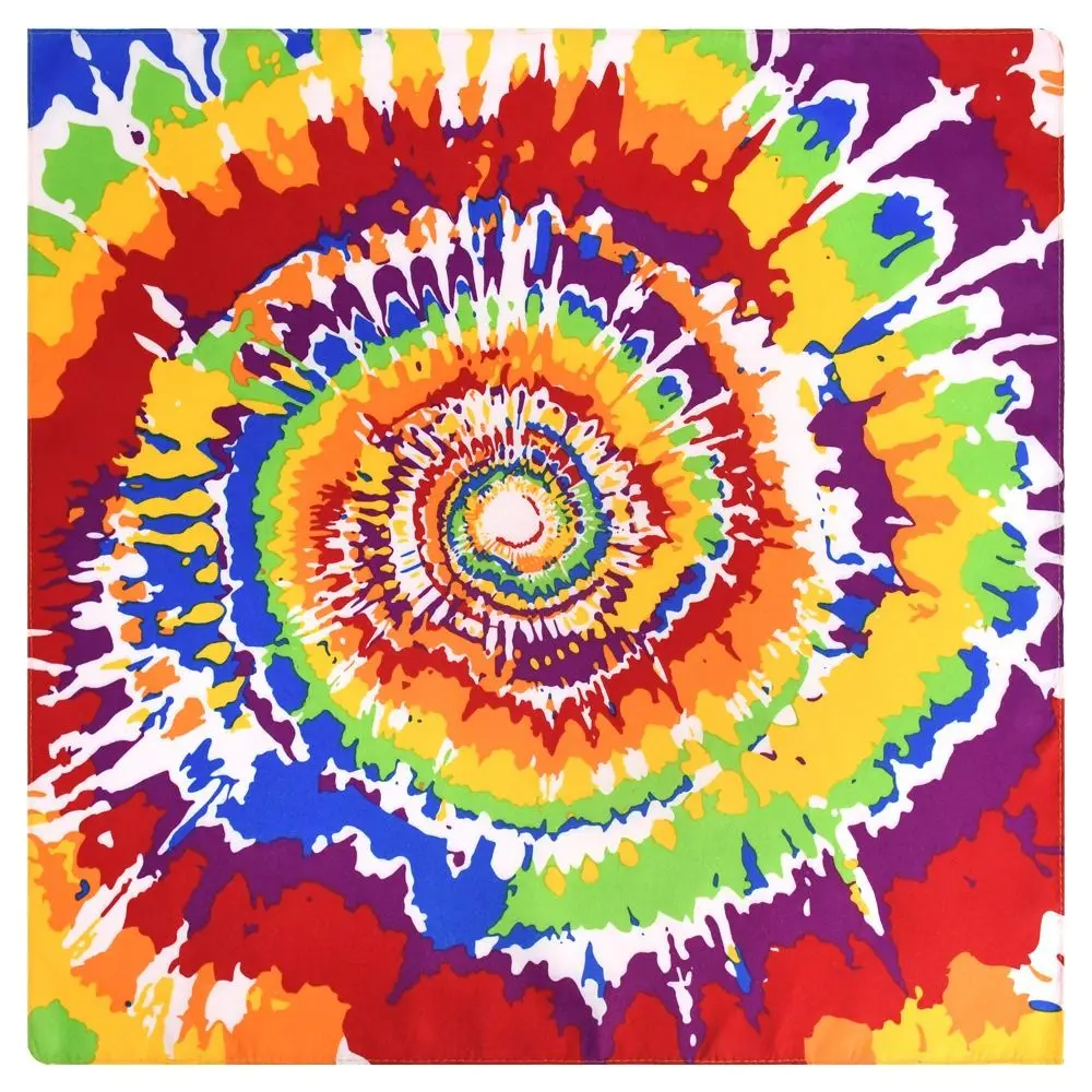 

Hot Pride Festival Pocket Square Scarf Rainbow Colorful Headband Bandana Lesbian