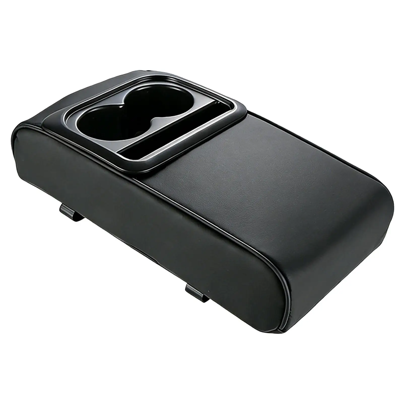 Car Armrest Cushion Black Leather Sponge Storage Console Pillow Organizer Protector Repair Accessories for Auto Seat Covers