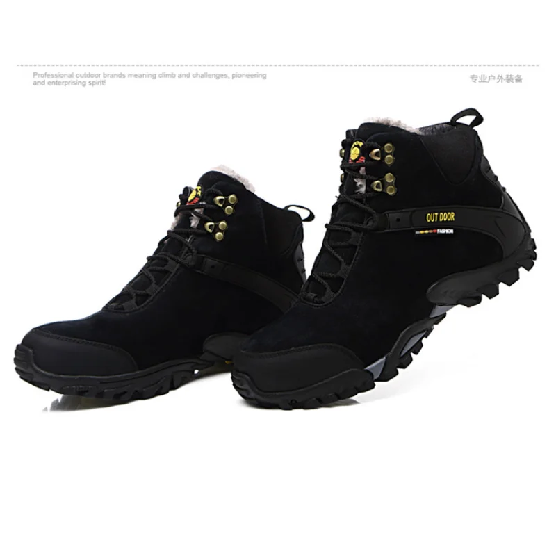 أحذية الثلوج الشتوية لعام 2025 للرجال، مبطنة بالفرو الصناعي، نمط خصم الجمعة السوداء، غير قابل للانزلاق، رائع؟