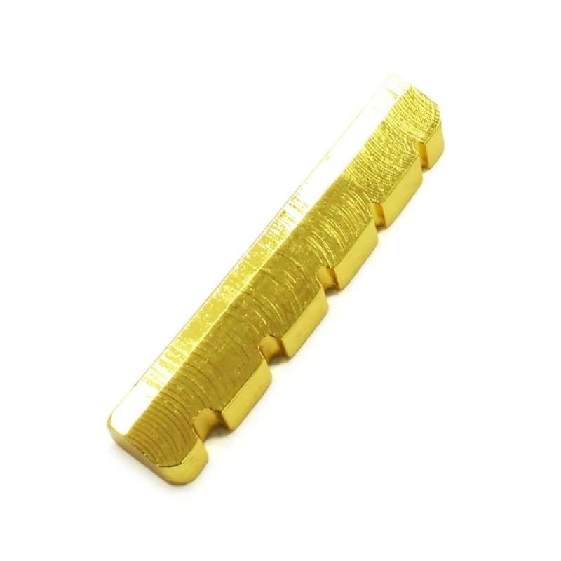 Q39E 5 String Slotted Electric Bass Guitar Top Nut Saddle Music Instrument Parts