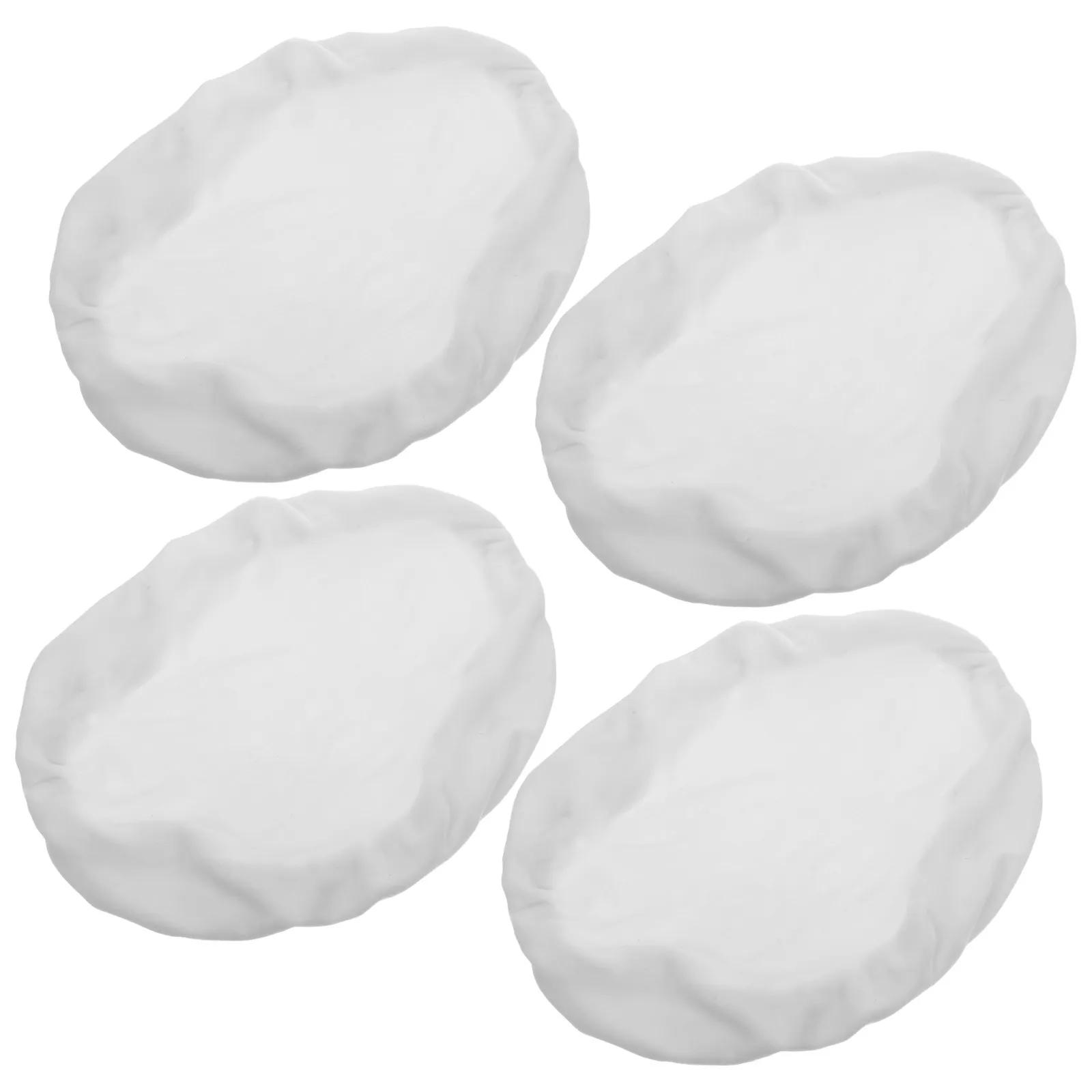 

Комплект из 4 чехлов для прямоугольных табуретов: фланелевые, моющиеся, эластичные, на резинке, для сидений туалетных столиков и барных стульев, для салонов красоты