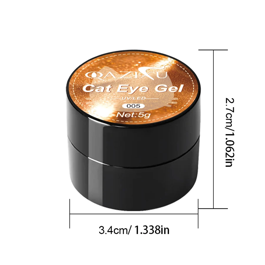 1-4 Uds. De esmalte de uñas de Gel de ojo de gato con Flash dorado Popular, cuentas de cristal Flash de Color a la moda para primavera y verano, salón de uñas de ojo de gato