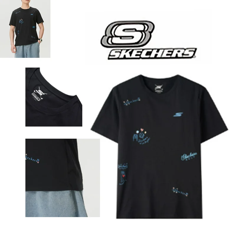 

Skechers Kids T Shirt Short Sleeve Tee Soft Breathable Comfortable Daily Wear Top P226U029-03K8