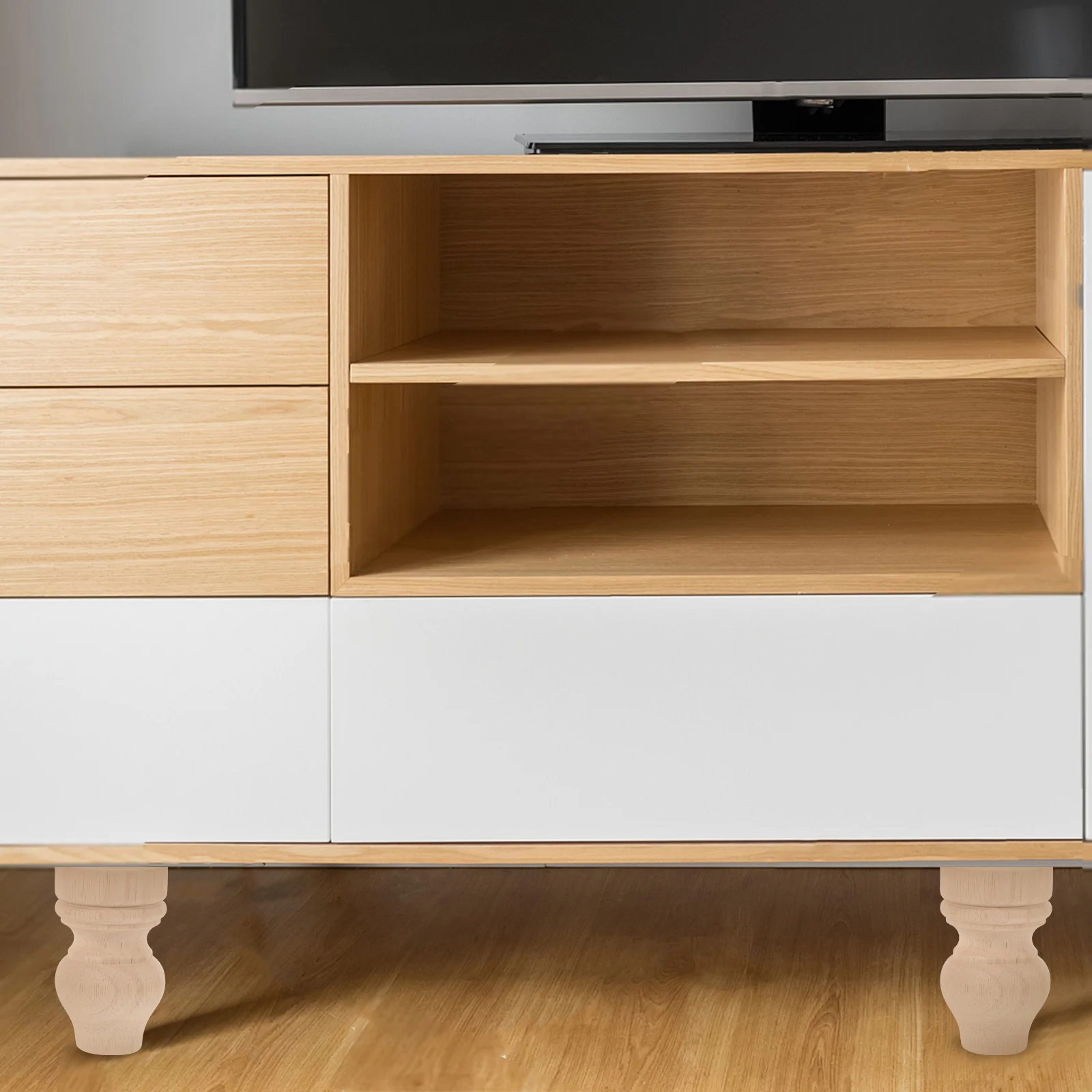 

Wooden Replacement Furniture Leg for Desk Table Sofa Dresser Cabinet Durable Decorative Furniture Foot Table Leg