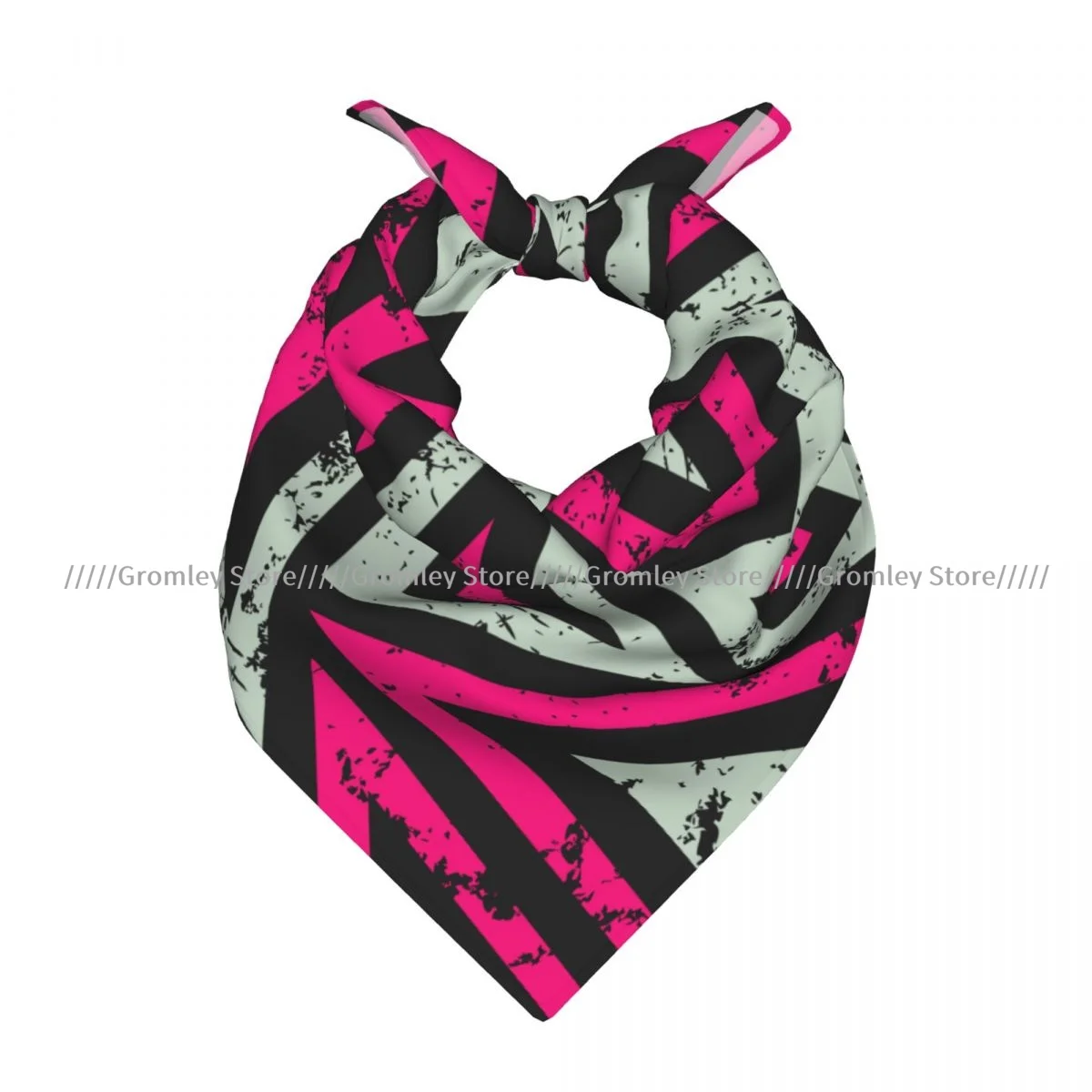 

Urban Grunge Geometric Square Bandana Outdoor Sports Headwear Scarf