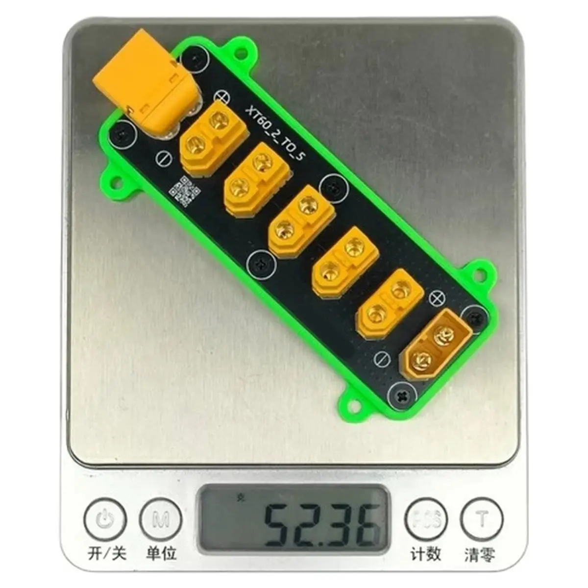 100A Load Current 1-to-7 Power Distribution Board XT90-to- PDB Module for RC Drone/Robotics Equipment No Hole